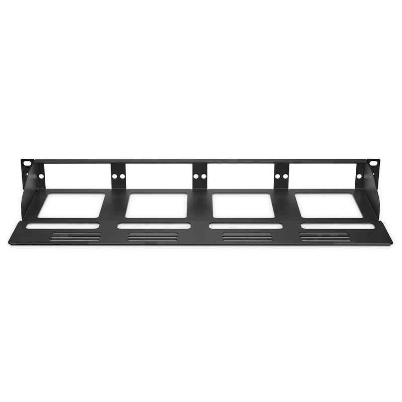SFPS FHDA High Density 1U Rack Mount Modular Enclosure Unloaded, Rear Cable Managers, Holds up to 4 x FHDA Cassettes or Panels, 144 Fibers (LC)