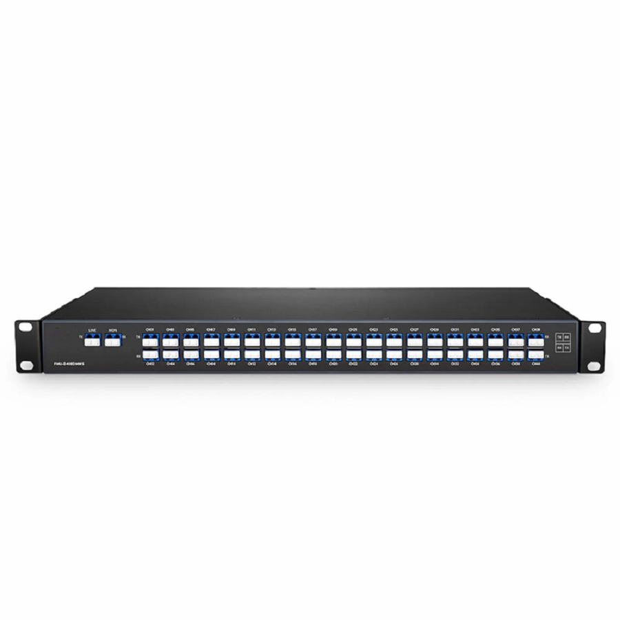 SFPS 40 Channels Even DWDM Mux Demux, Super C-band 150GHz 190.7125-196.5625THz, with Monitor Port, 5.5dB Typical IL, LC/UPC, Dual Fiber, FMU 1U Rack Mount
