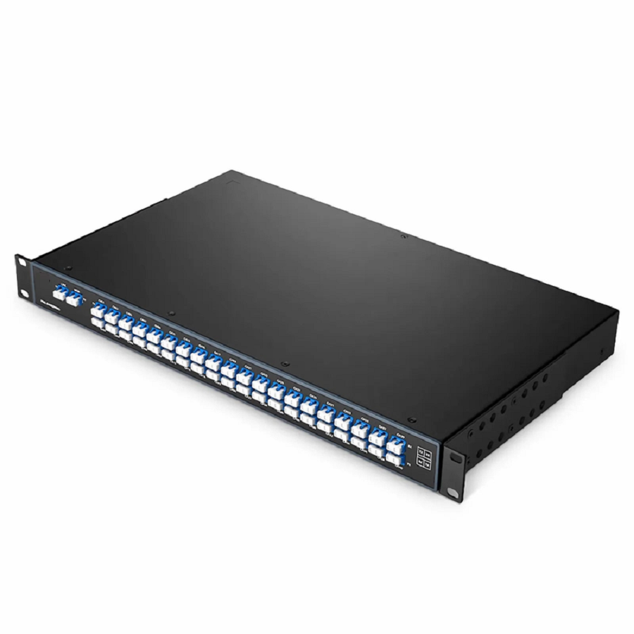 SFPS 40 Channels Even DWDM Mux Demux, Super C-band 150GHz 190.7125-196.5625THz, with Monitor Port, 5.5dB Typical IL, LC/UPC, Dual Fiber, FMU 1U Rack Mount