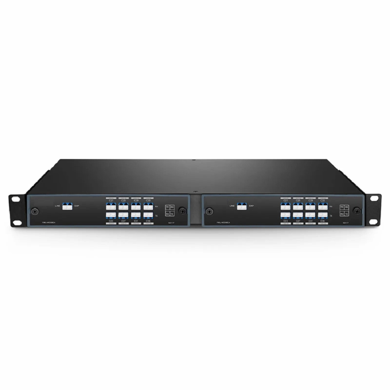 SFPS 4 Channels CWDM Mux Demux, 1270-1330nm, 1.0dB Typical IL, LC/UPC, Dual Fiber, FMU Plug-in Module