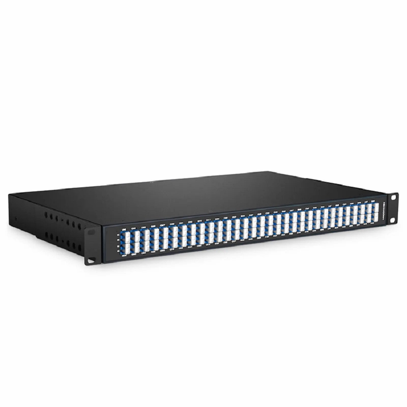SFPS 60 Channels Odd DWDM Mux Demux, Super C-band 100GHz 190.75-196.65THz, with Monitor Port, 6.0dB Typical IL, LC/UPC, Dual Fiber, FMU 1U Rack Mount