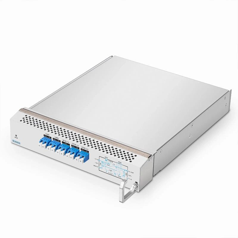 SFPS D7000 OLA2525, DWDM EDFA In-line Amplifier with Dual LA 15-25dB Gain, 21.5dBm Output for D7000 Series Managed Chassis, with Built in OSC, VOA