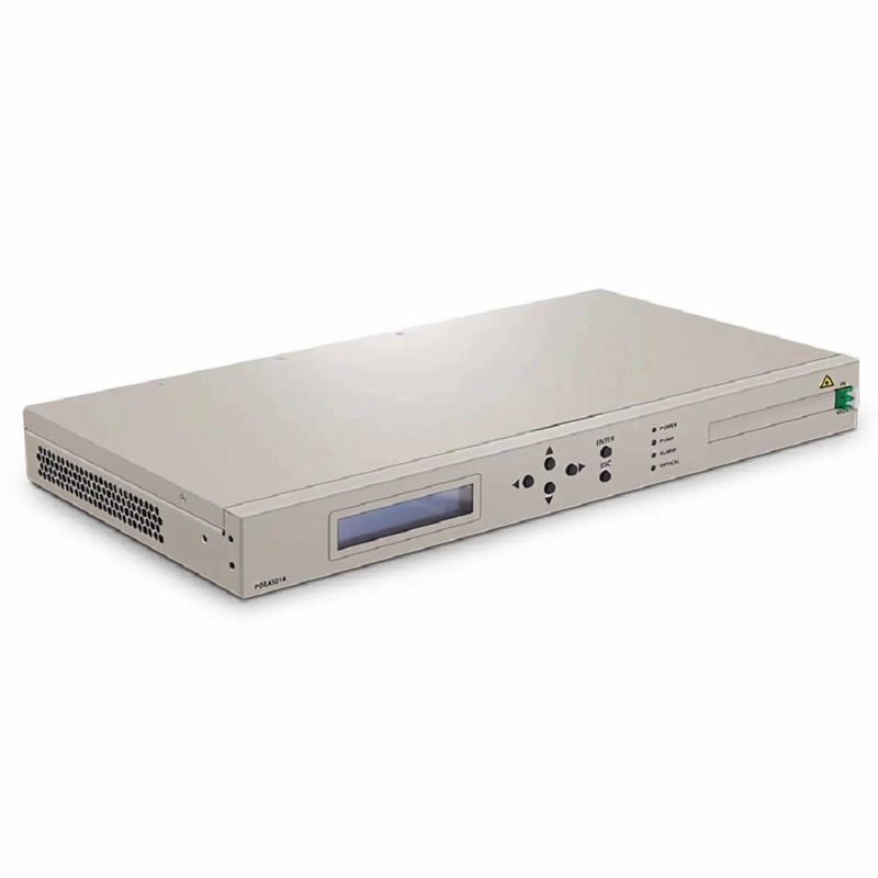 SFPS D7000 PDRA5014 Counter-propagating Distributed Raman Amplifier with 14dB Gain, 80 Wavelengths, Dual AC PSUs, 1U Rack Mount