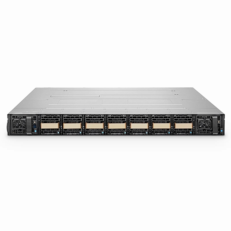 SFPS MQM9790-NS2F, NVIDIAA® 64-Port NDR 400G InfiniBand Data Center Switch, 32 OSFP Ports, Unmanaged, x86 Dual Core, NVIDIA Quantum-2 Chip, P2C Airflow