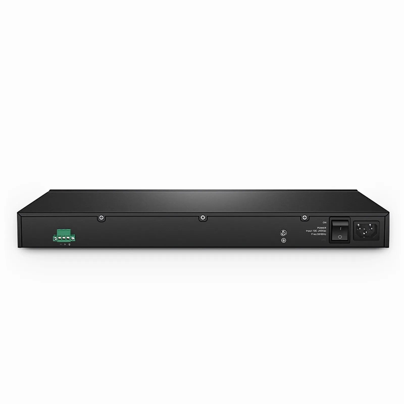SFPS S3400-48T6SP, 48-Port Gigabit Ethernet L2+ PoE+ Switch, 48 x PoE+ Ports @370W, with 6 x 10Gb SFP+ Uplinks, AC+DC Power Supplies, Support Stacking