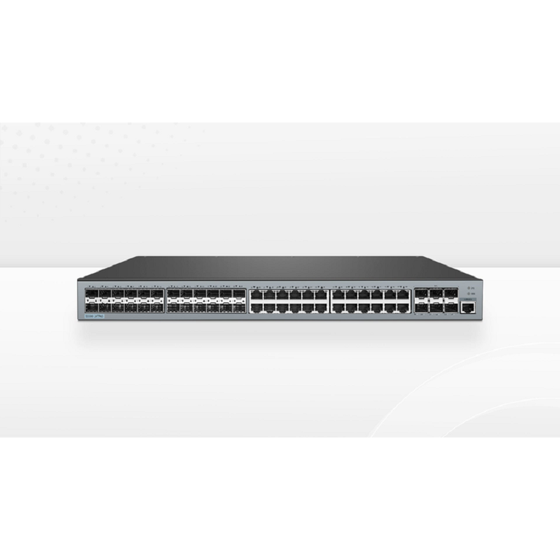 SFPS S5500-24TF6S, 48-Port Gigabit Ethernet L3 Switch, 24 x Gigabit RJ45, 24 x 1Gb SFP, with 6 x 10Gb SFP+ Uplinks, Support Stacking