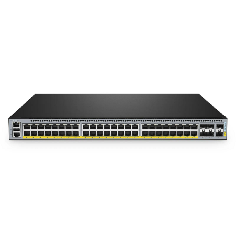 SFPS S5440L-48P, 48-Port Gigabit Ethernet L3 PoE+ Switch, 48 x PoE+ Ports @740W, with 6 x 25Gb SFP28 Uplinks, Support VXLAN & MLAG