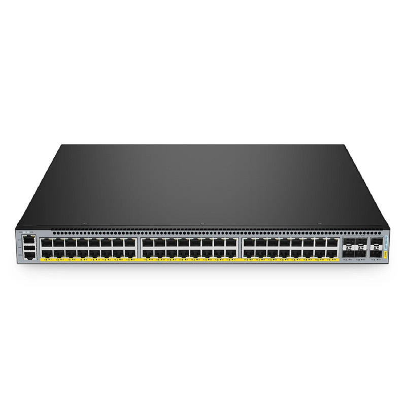 SFPS S5440L-48P, 48-Port Gigabit Ethernet L3 PoE+ Switch, 48 x PoE+ Ports @740W, with 6 x 25Gb SFP28 Uplinks, Support VXLAN & MLAG