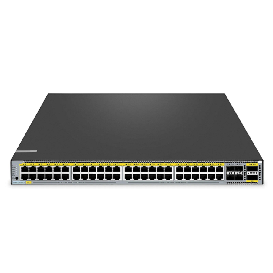 SFPS S5860-48MG-U, 48-Port Ethernet L3 PoE++ Switch, 48 x 5GBASE-T/Multi-Gigabit Ports, 4 x 25Gb SFP28 Uplinks, with 2 x 40Gb QSFP+ Uplinks, Support Stacking, Broadcom Chip