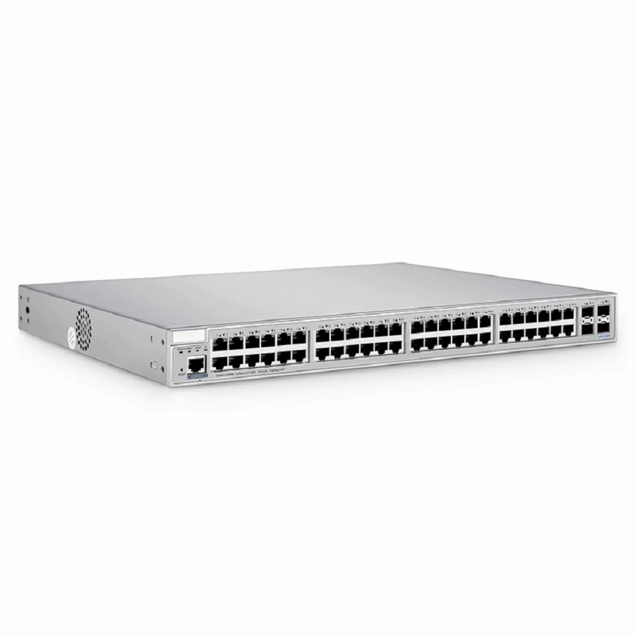 SFPS S3910-48TS, 48-Port Gigabit Ethernet L2+ Switch, 48 x Gigabit RJ45, with 4 x 10Gb SFP+ Uplinks, Stackable Switch, Broadcom Chip