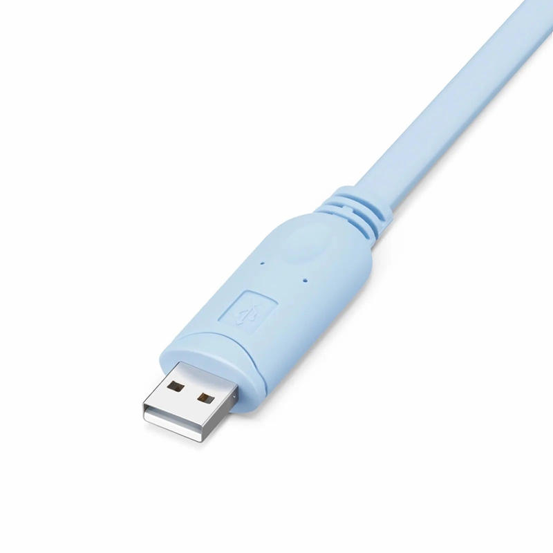 SFPS 7ft (2m) USB (Male) to RJ45 (Male) Console Cable, Blue