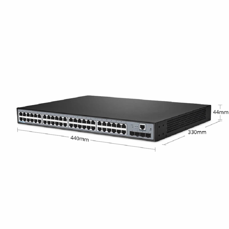 SFPS S2805S-48T4S, 48-Port Gigabit Ethernet L3 Smart Managed Switch, 48 x Gigabit RJ45, with 4 x 10Gb SFP+ Uplinks, Realtek Chip
