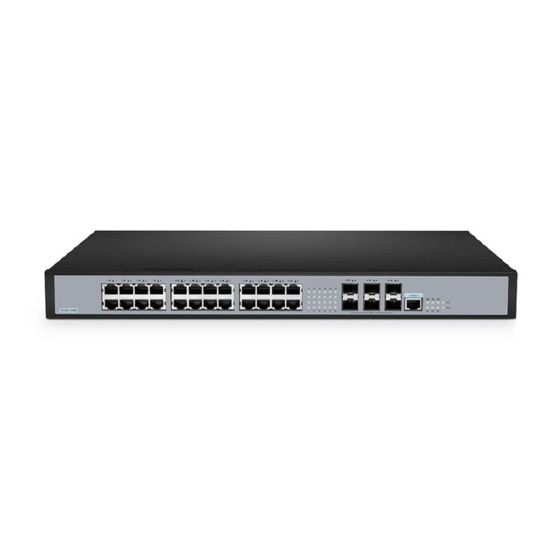 SFPS S3260-24M, 24-Port Ethernet L2+ Switch, 24 x 100M/1G/2.5GBase-T/Multi-Gigabit, with 6 x 10Gb SFP+ Uplinks, Stackable Switch