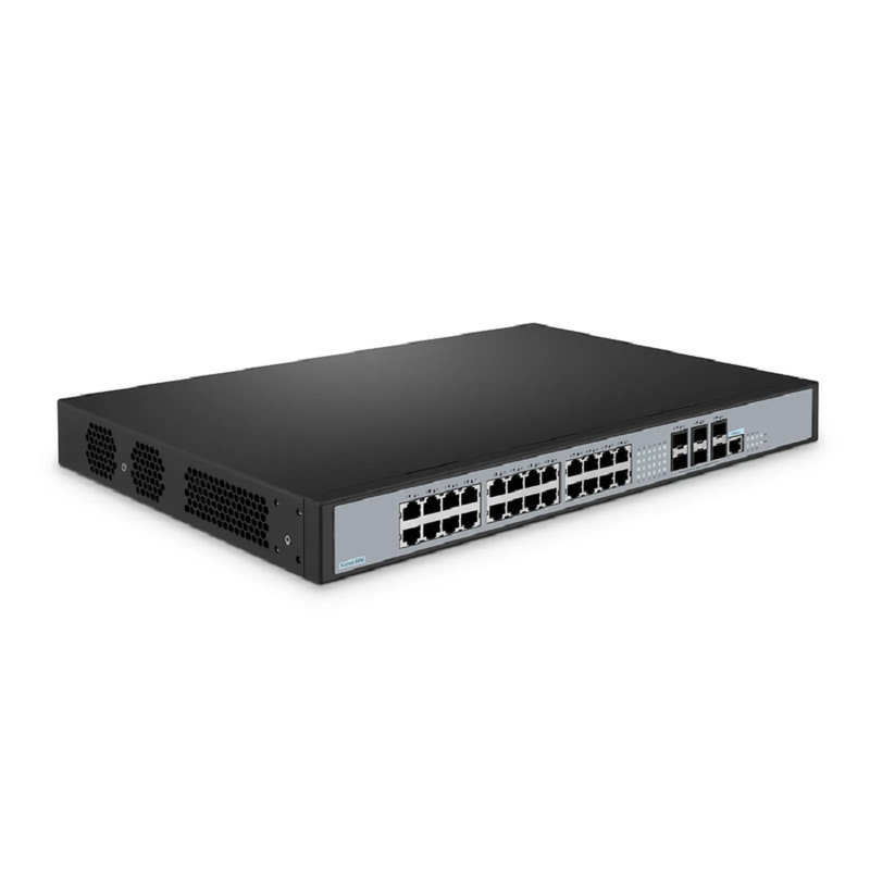 SFPS S3260-24M, 24-Port Ethernet L2+ Switch, 24 x 100M/1G/2.5GBase-T/Multi-Gigabit, with 6 x 10Gb SFP+ Uplinks, Stackable Switch