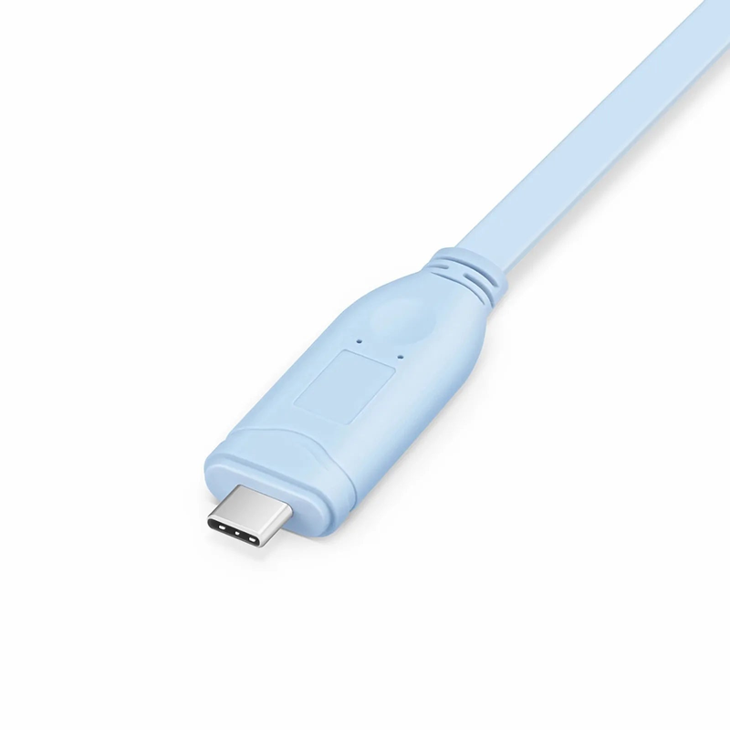 SFPS 7ft (2m) USB C (Male) to RJ45 (Male) Console Cable, Blue