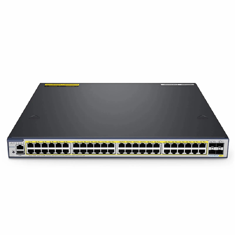 SFPS S3410-48TS-P, 48-Port Gigabit Ethernet L2+ PoE+ Switch, 48 x PoE+ Ports @740W, with 2 x 10Gb SFP+ Uplinks and 2 x Combo SFP Ports, PicOSA®, Support MLAG, Broadcom Chip