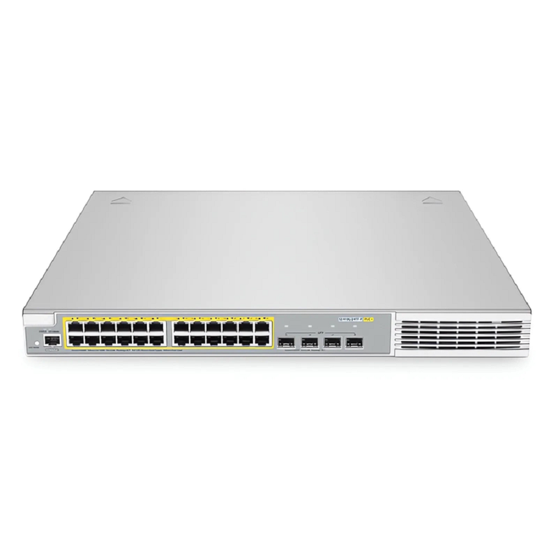 SFPS S3410L-24TF-P, 24-Port Ethernet L2+ PoE+ Switch, 24 x PoE+ Ports @370W, with 4 x 1Gb SFP Uplinks, PicOSA®, Support MLAG, Broadcom Chip