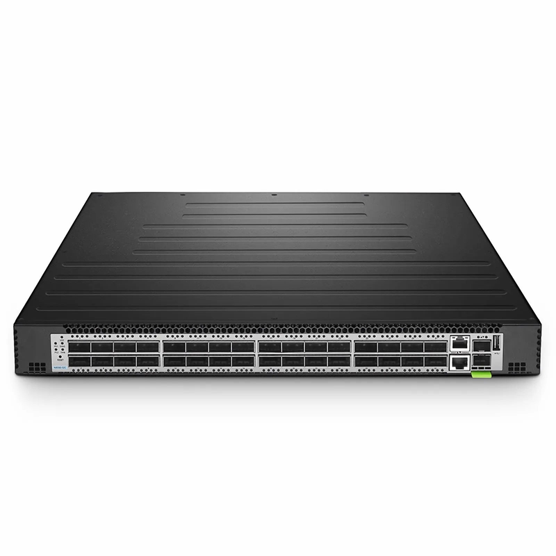 SFPS N8550-32C, 32-Port Ethernet Data Center Switch, 32 x 100Gb QSFP28, 2 x 10Gb SFP+, PicOSA®, Broadcom Trident 3 Chip, Back-to-Front Airflow