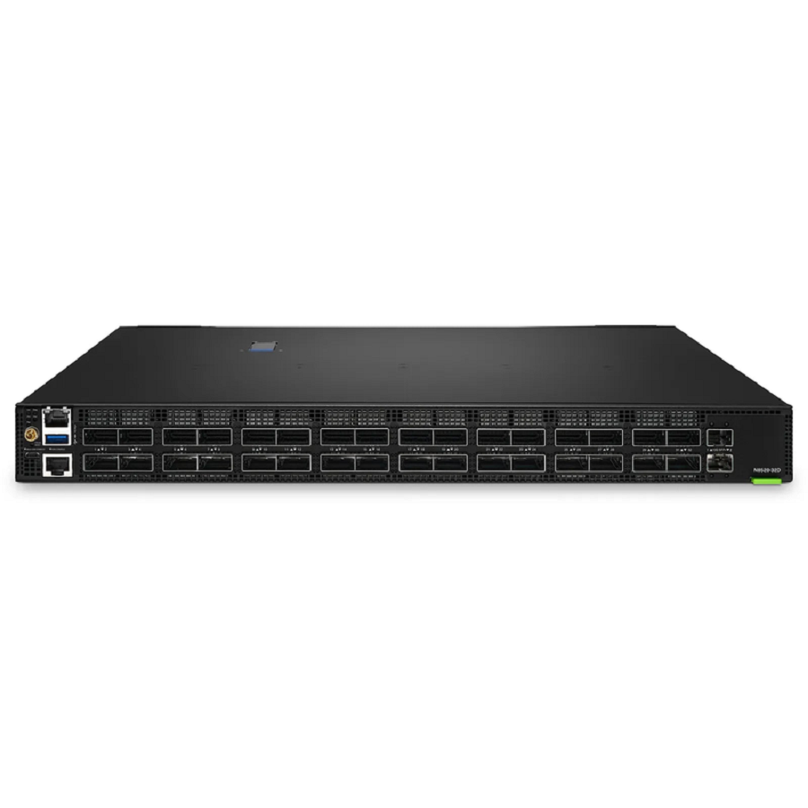 SFPS N8520-32D, 32-Port Ethernet Data Center Switch, 32 x 400Gb QSFP-DD, PicOSA®, Broadcom Trident 4 Chip, Front-to-Back Airflow
