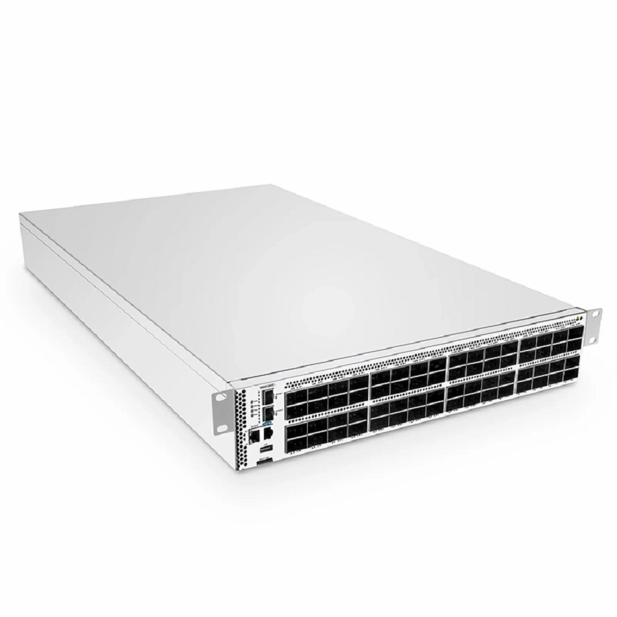 SFPS N9600-64OD, 64-Port Ethernet HPC/AI Data Center Switch, 64 x 800Gb OSFP, PicOSA®, Broadcom Tomahawk 5 Chip, Front-to-Back Airflow