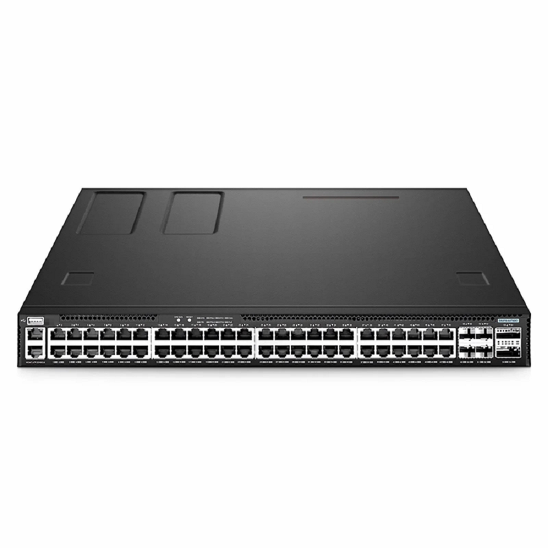 SFPS S5870-48T6BC-U, 48-Port Ethernet L3 PoE++ Switch, 48 x PoE++ Ports @1560W, with 4 x 25Gb SFP28 and 2 x 100Gb QSFP28 Uplinks, PicOSA®, Support EVPN-VXLAN, MLAG & Perpetual PoE, Broadcom Chip