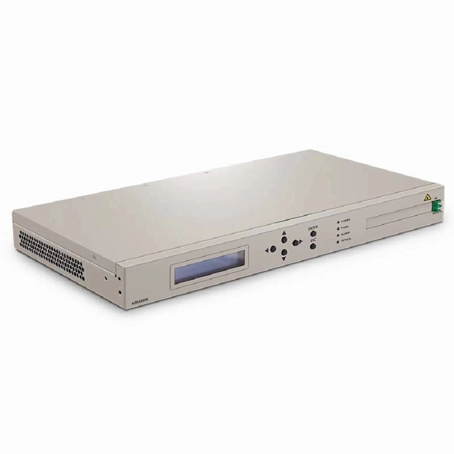 SFPS D7000 BDRA5008 Co-propagating Distributed Raman Amplifier with 8dB Gain, 80 Wavelengths, Dual AC PSUs, 1U Rack Mount