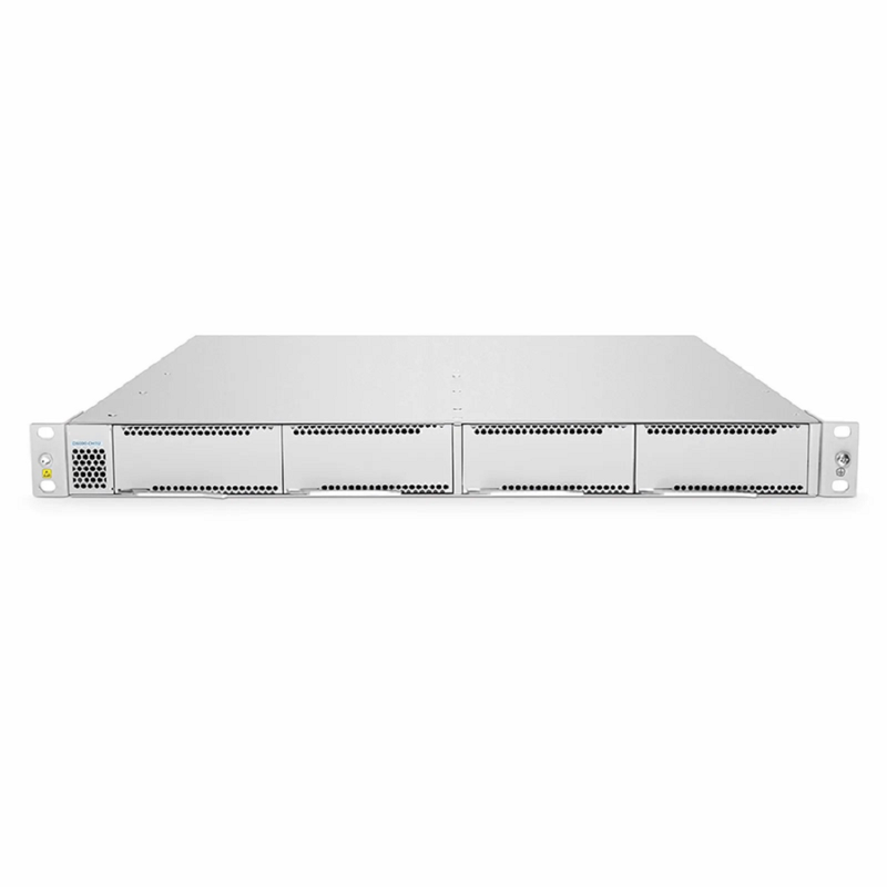 SFPS D6000-CH1U, 4 Slots 1U Unloaded Chassis, Support Single-wavelength 100G/400G, Up to 6.4T Capacity, Redundant DC PSUs, Support AmpCon-T/WebGUI Network Management