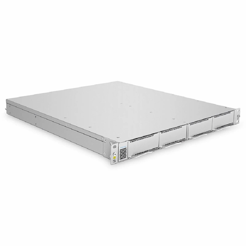 SFPS D6000-CH1U, 4 Slots 1U Unloaded Chassis, Support Single-wavelength 100G/400G, Up to 6.4T Capacity, Redundant DC PSUs, Support AmpCon-T/WebGUI Network Management