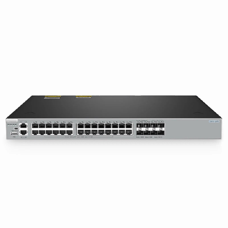 SFPS S5810-28TS, 28-Port Gigabit Ethernet L3 Switch, 24 x Gigabit RJ45, 4 x RJ45/SFP Combo Ports, with 4 x 10Gb SFP+ Uplinks, PicOSA®, Support MLAG, Broadcom Chip