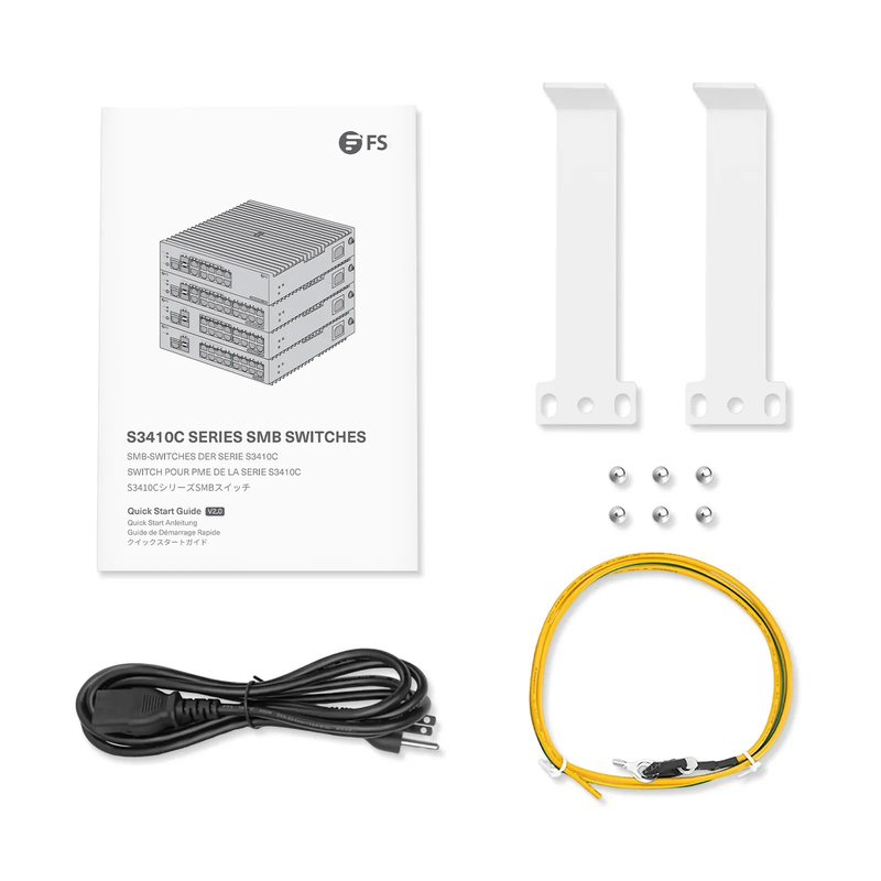 SFPS S3410C-8TMS-P, 8-Port Gigabit Ethernet L2+ PoE+ Switch, 8 x PoE+ Ports@125W, 2 x 5Gb RJ45, with 2 x 10Gb SFP+ Uplinks, PicOSA®, Support MLAG, Broadcom Chip, Fanless