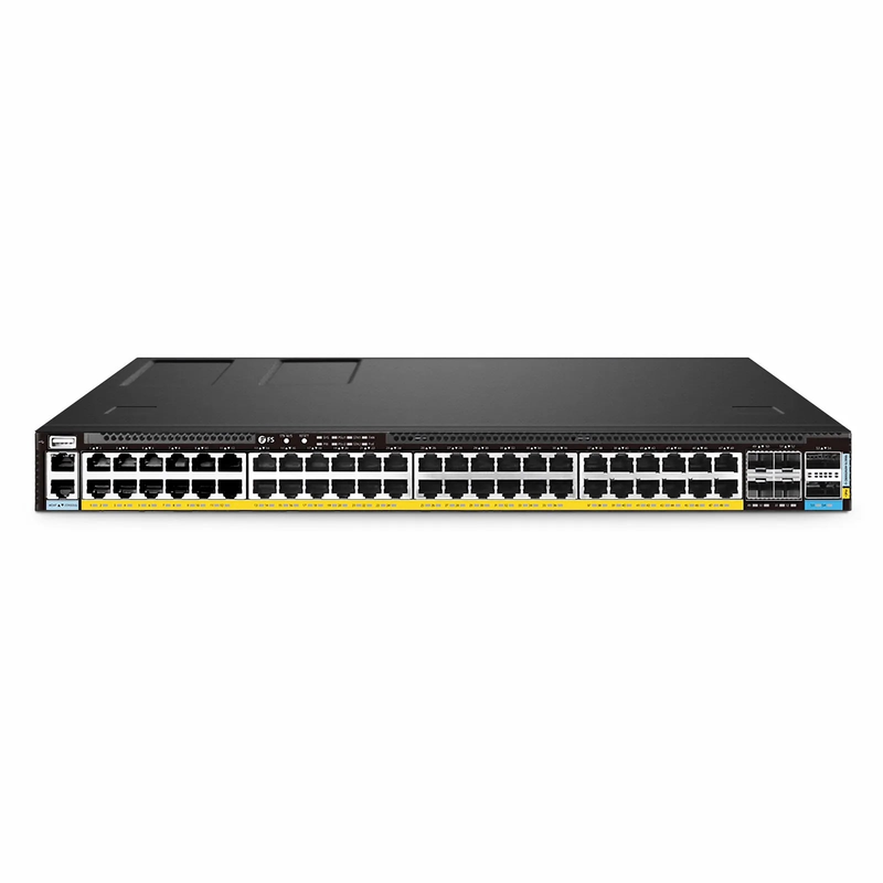 SFPS S5870-48MX6BC-U, 48-Port Ethernet L3 PoE++ Switch, 36 x 2.5Gb PoE++ Ports, 12 x 10Gb PoE++ Ports @2100W, with 4 x 25Gb SFP28 and 2 x 100Gb QSFP28 Uplinks, PicOSA®, Support EVPN-VXLAN, MLAG & Perpetual PoE, Broadcom Chip