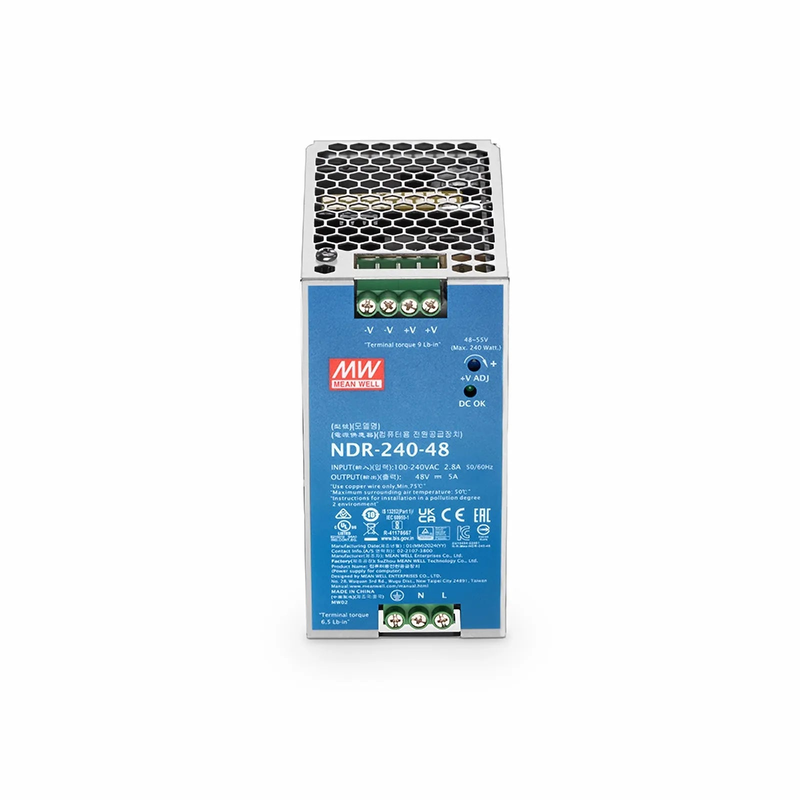 SFPS 240W 48VDC Slim DIN Rail Economical Industrial Power Supply with PFC Function
