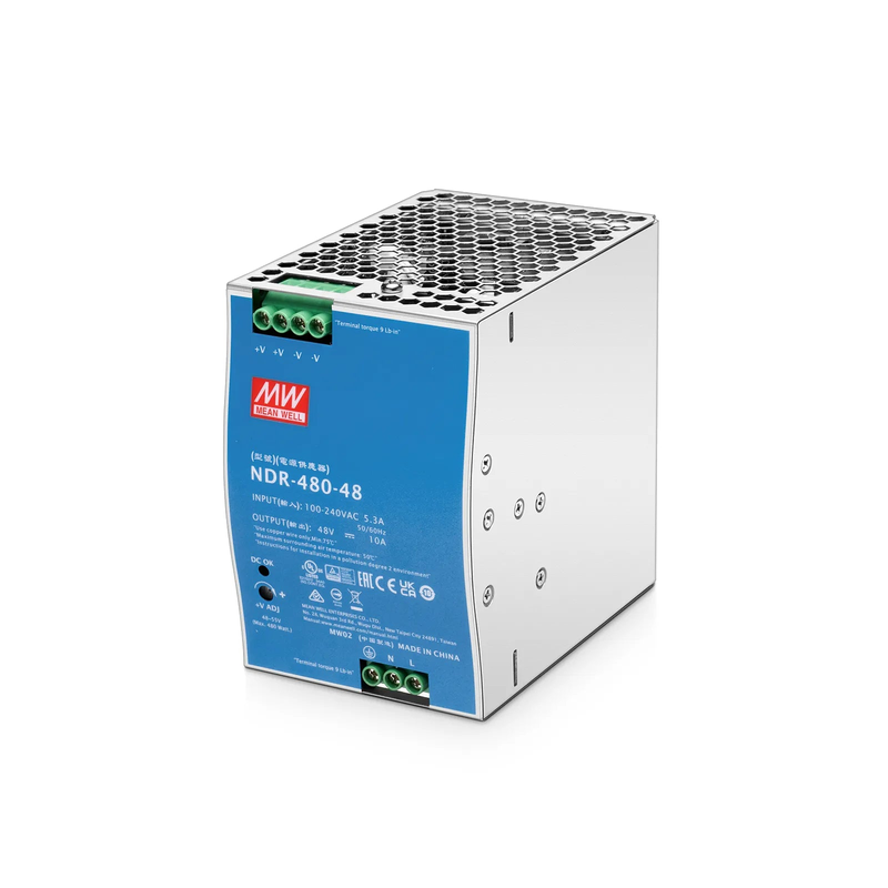 SFPS 480W 48VDC Slim DIN Rail Economical Industrial Power Supply with PFC Function