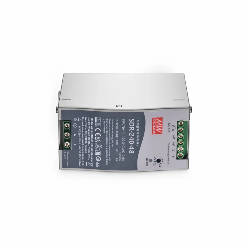 SFPS 240W 48VDC Slim DIN Rail High-Performance Industrial Power Supply with PFC Function