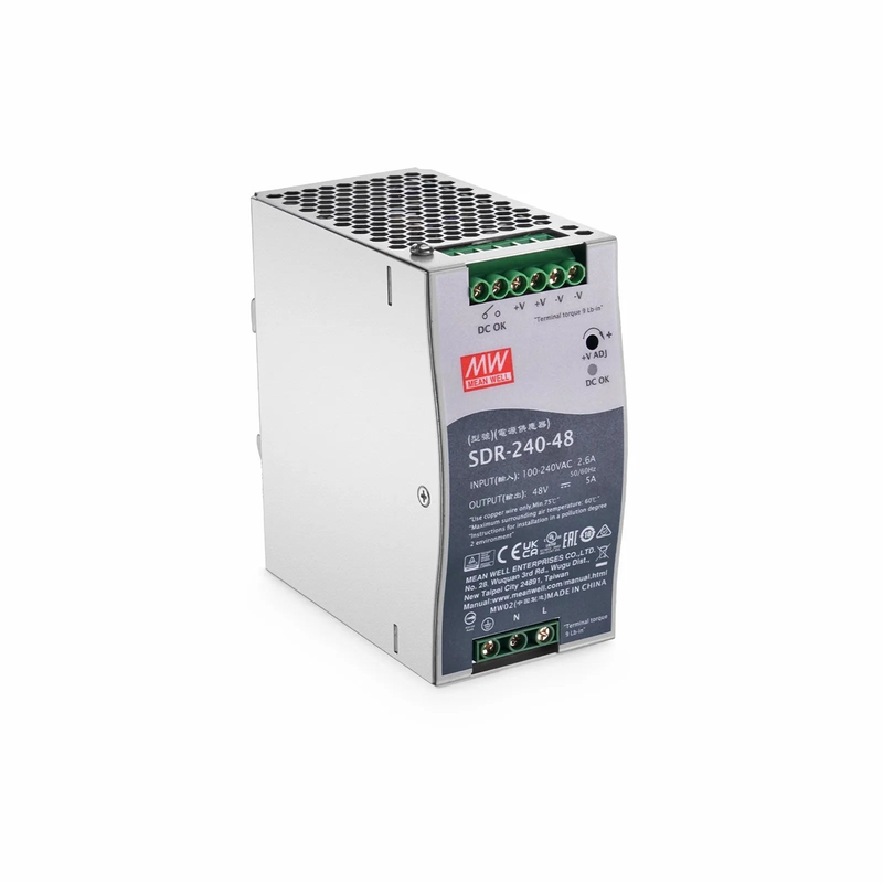 SFPS 240W 48VDC Slim DIN Rail High-Performance Industrial Power Supply with PFC Function