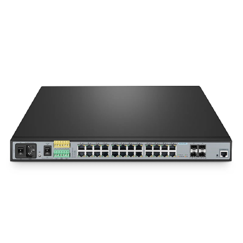 SFPS IES3110-24TF, 24-Port Gigabit Ethernet L2+ Managed Industrial Switch, 20 x 10/100/1000BASE-T, with 4 x 1Gb RJ45/SFP Combo, -40 to 75A°C Operating Temperature