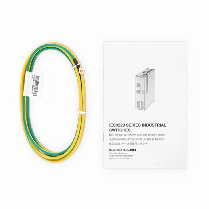SFPS IES3220-8T4F, 8-Port Gigabit Ethernet L2+ Managed Industrial Switch, 8 x 10/100/1000BASE-T, with 4 x 1Gb SFP, -40 to 75A°C Operating Temperature