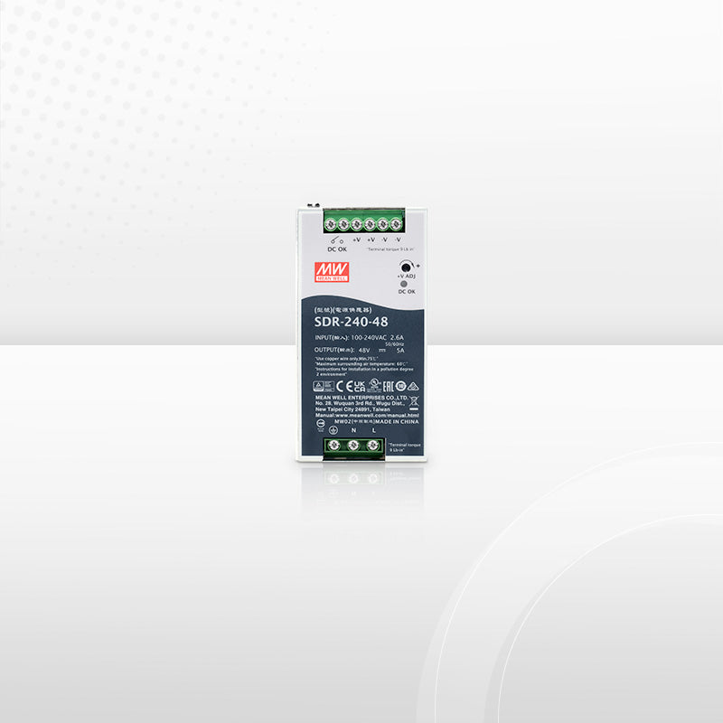 SFPS 240W 48VDC Slim DIN Rail High-Performance Industrial Power Supply with PFC Function