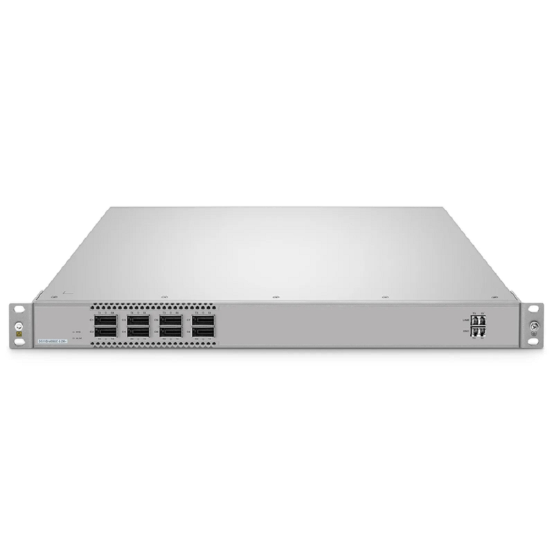 SFPS D5110-M08EC-E-ZR+, 8 Channel 100G Active DWDM Multiplexer for Open Line Systems, C21-C22, 8 x 100G QSFP28, Dual Fiber, 1U Rack Mount, 0-120km, Support WebGUI Network Management