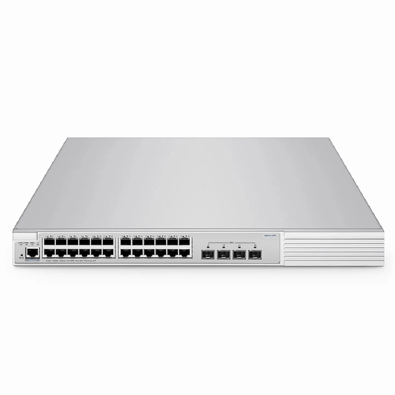 SFPS S3910-24TS, 24-Port Gigabit Ethernet L2+ Switch, 24 x Gigabit RJ45, with 4 x 10Gb SFP+ Uplinks, Stackable Switch, Broadcom Chip