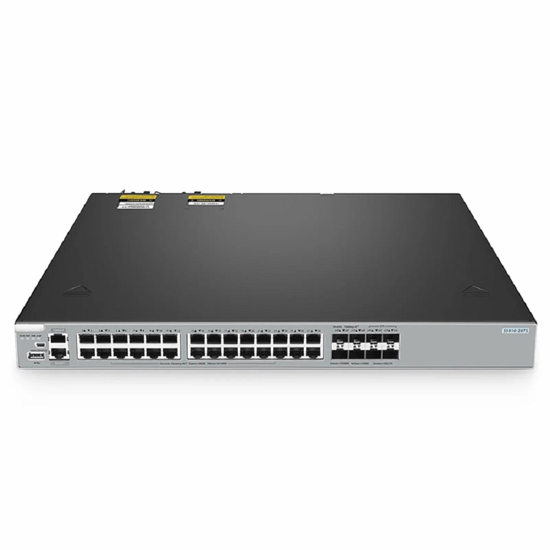 SFPS S5810-28FS, 28-Port Gigabit Ethernet L3 Switch, 20 x 1Gb SFP, 8 x 1G RJ45/SFP Combo Ports, with 4 x 10Gb SFP+ Uplinks, Stackable Switch, Broadcom Chip