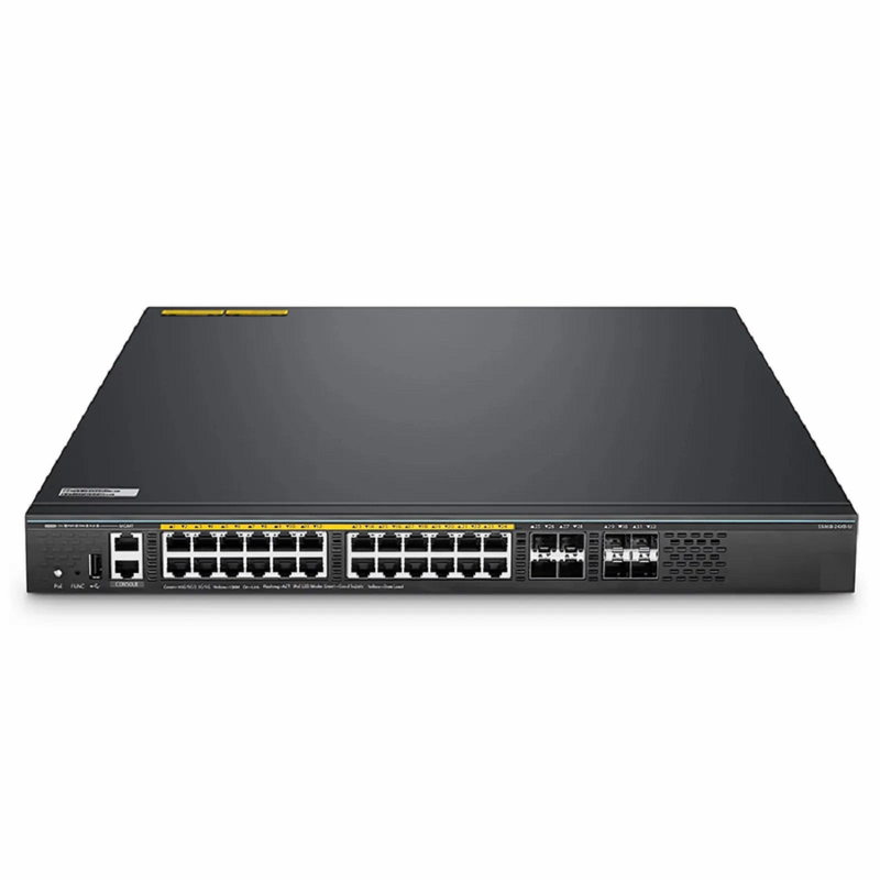 SFPS S5860-24XB-U, 24-Port Ethernet L3 PoE++ Switch, 24 x 10GBASE-T/Multi-Gigabit, 4 x 10Gb SFP+, with 4 x 25Gb SFP28 Uplinks, Support Stacking, Broadcom Chip