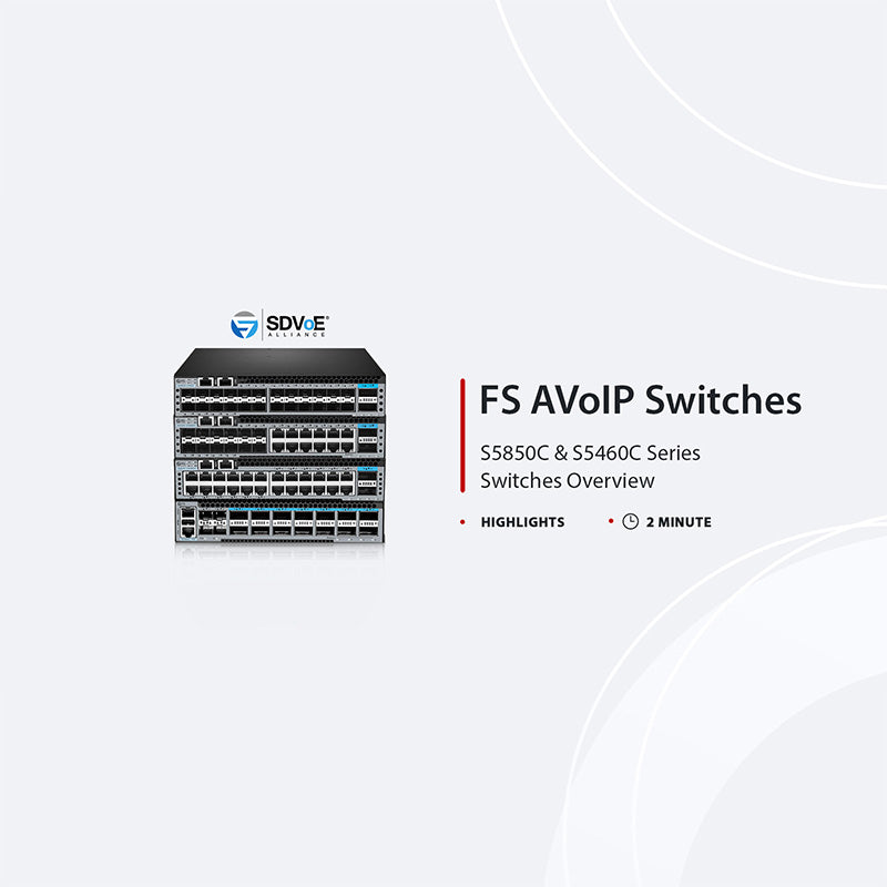 SFPS S5460C-14C, 18-Port Ethernet L3 Half-Width Switch, 14 x 100Gb QSFP28, with 4 x 25G SFP28, AV over IP, Support MLAG