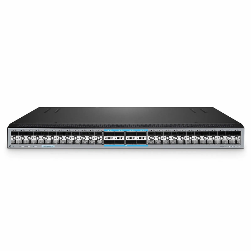 SFPS S5850-48S8C, 48-Port Ethernet L3 Switch, 48 x 10Gb SFP+, with 8 x 100Gb QSFP28, Support MPLS&MLAG
