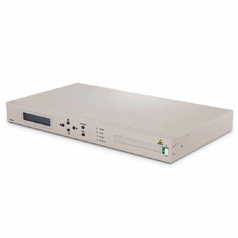 SFPS D7000 PDRA5014 Counter-propagating Distributed Raman Amplifier with 14dB Gain, 80 Wavelengths, Dual AC PSUs, 1U Rack Mount