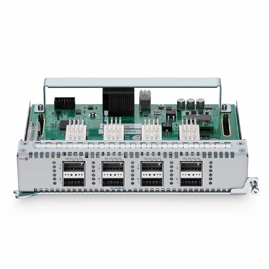 SFPS NC8200-8C, 8-Port 100Gb QSFP28 Line Card for Data Center Chassis Switch NC8200-4TD