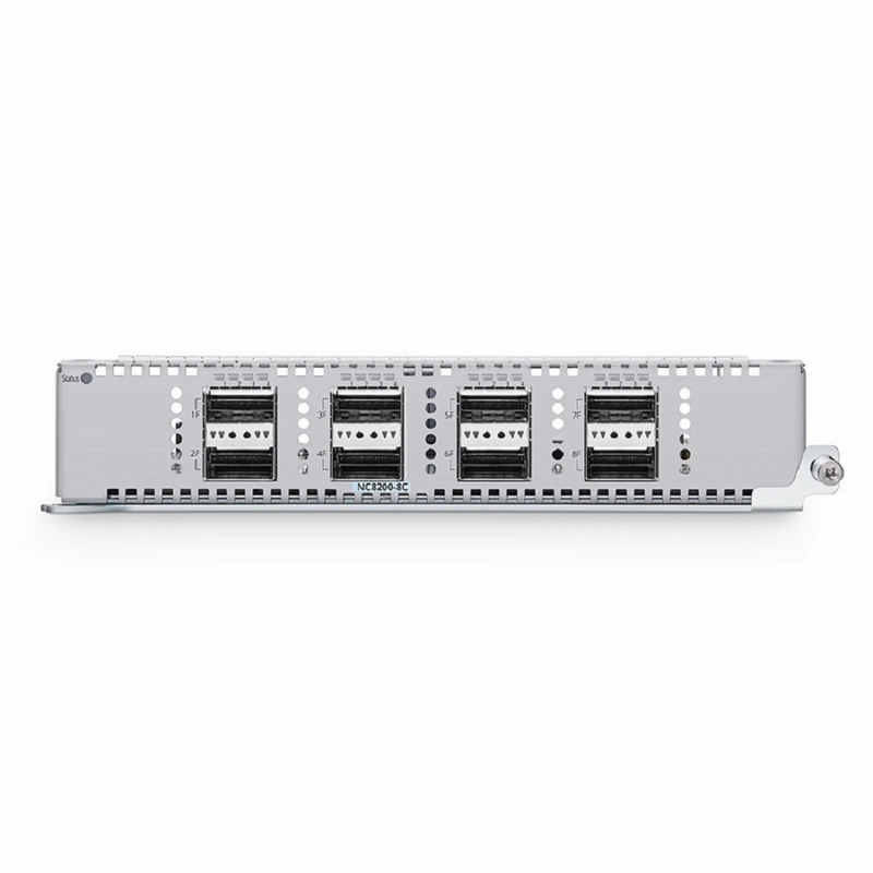 SFPS NC8200-8C, 8-Port 100Gb QSFP28 Line Card for Data Center Chassis Switch NC8200-4TD