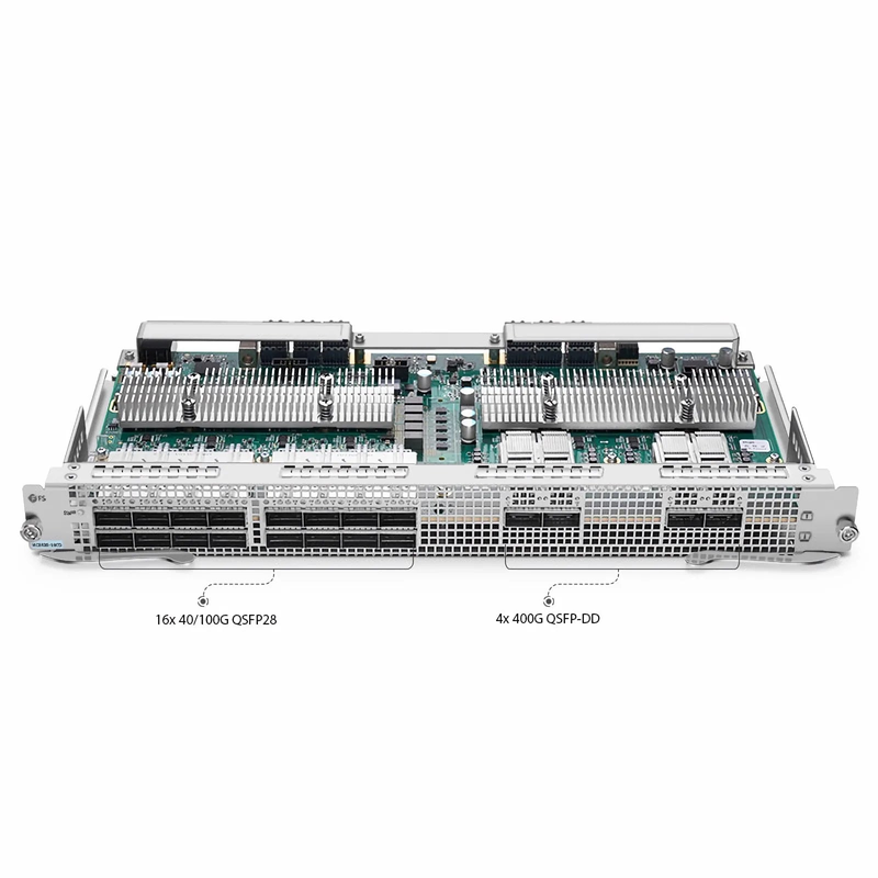 SFPS NC8400-16CD,16-Port 100Gb QSFP28 Line Card, with 4x400Gb QSFP-DD for Data Center Chassis Switch NC8400-4TH
