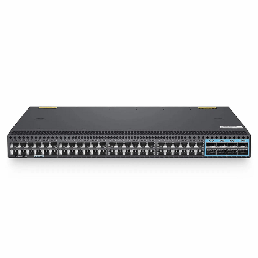 SFPS N5860-48SC, 48-Port Ethernet L3 Data Center Switch, 48 x 10Gb SFP+, with 8 x 100Gb QSFP28, Support MLAG/Stacking, Broadcom Chip, Dual AC PSUs, Front-to-Back Airflow