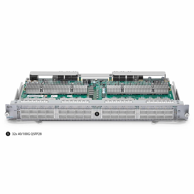SFPS NC8400-32C, 32-Port 100Gb QSFP28 Line Card for Data Center Chassis Switch NC8400-4TH